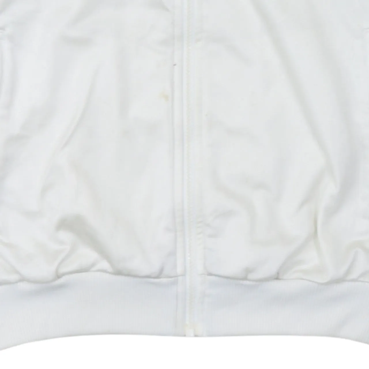 Adidas 90's Striped Sleeve Full Zip Up Sweatshirt Small White sold by Vintage Club product image thumbnail 4