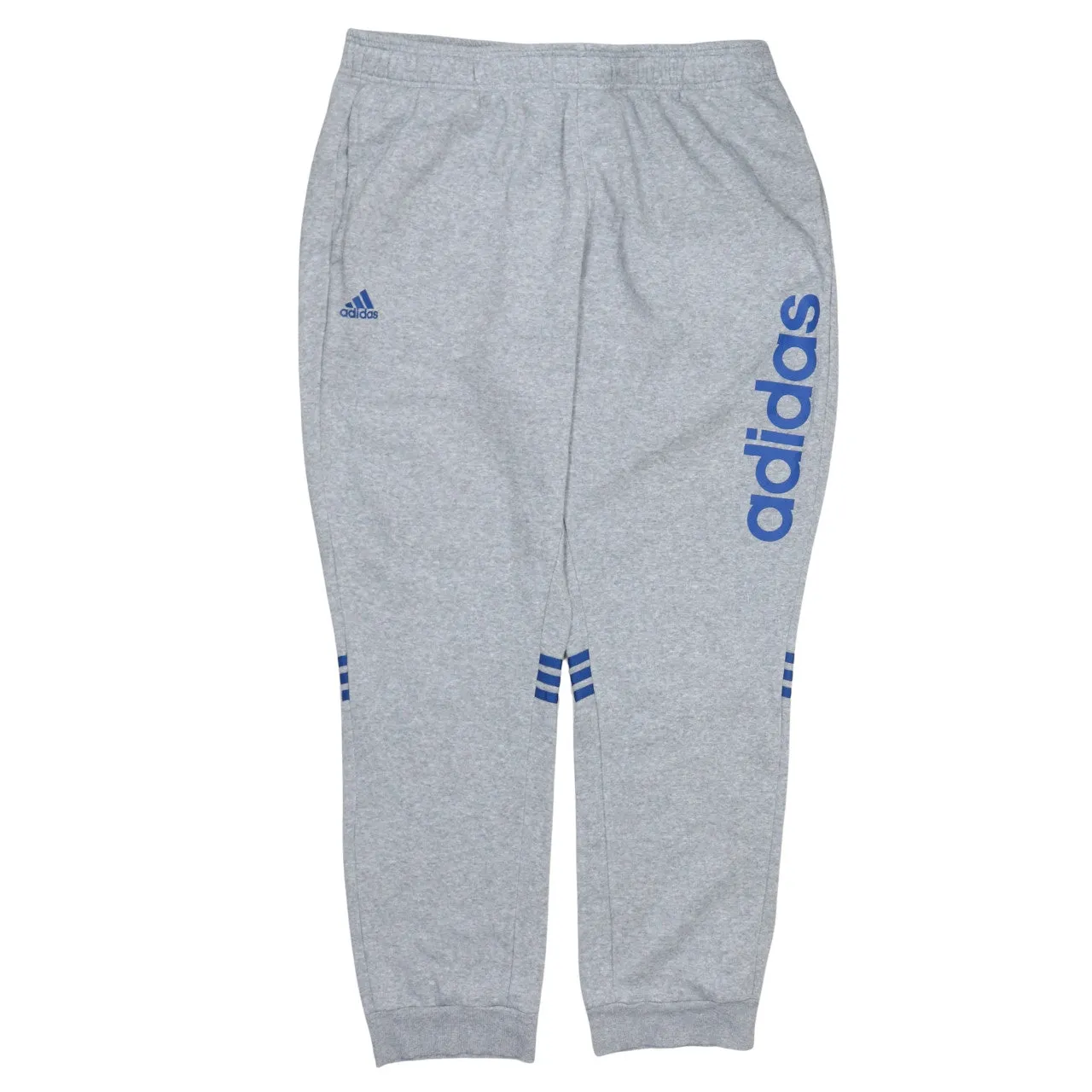 Adidas 90's Elasticated Waistband Drawstrings Casual Joggers / Sweatpants XLarge Grey sold by Vintage Club