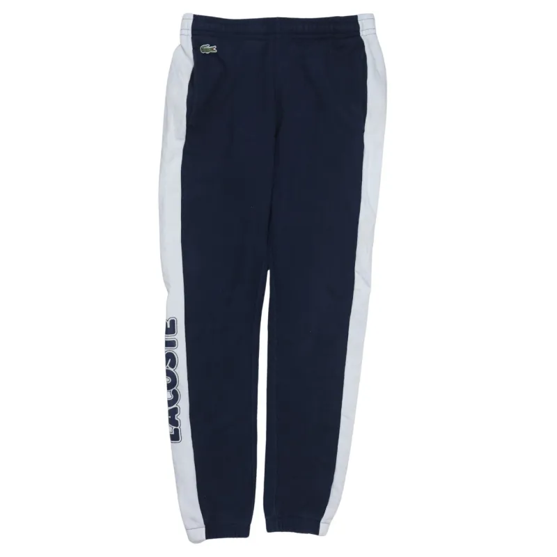 Lacoste 90's Tracksuit Casual Joggers / Sweatpants Small Navy Blue made by Lacoste
