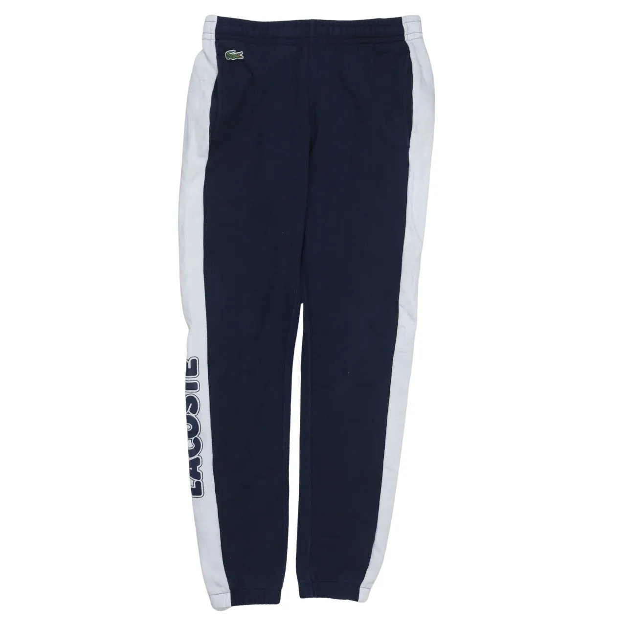 Lacoste 90's Tracksuit Casual Joggers / Sweatpants Small Navy Blue sold by Vintage Club