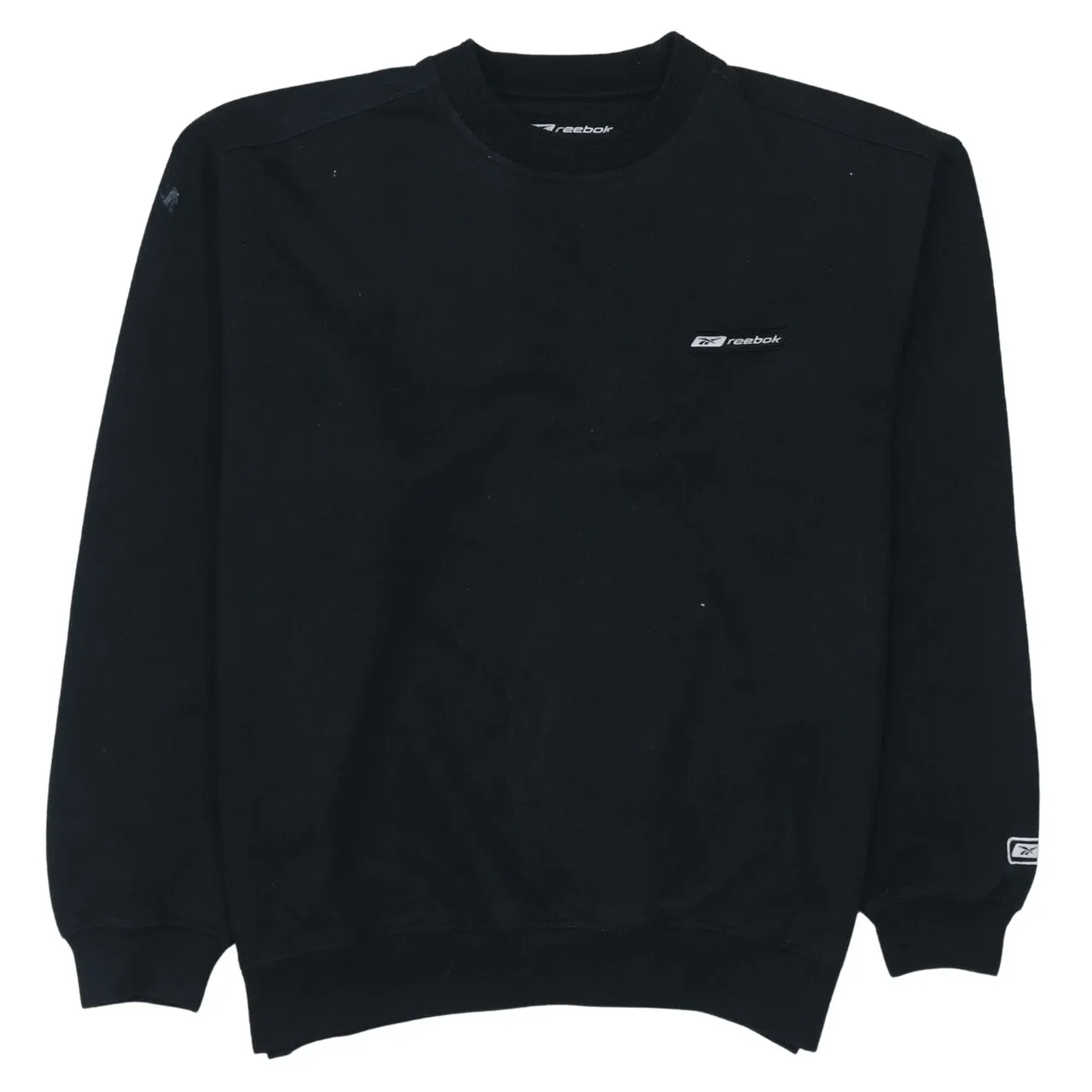 Reebok 90's Lightweight Crew Neck Sweatshirt Small Black sold by Vintage Club