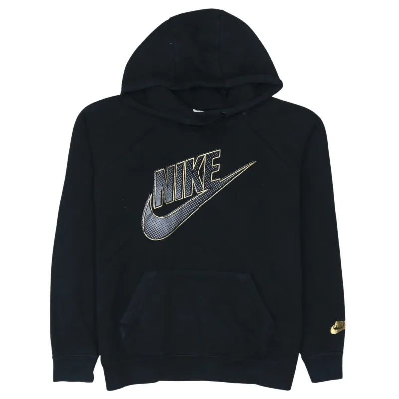 Nike 90's Center Middle Swoosh Pullover Hoodie Medium Black sold by Vintage Club