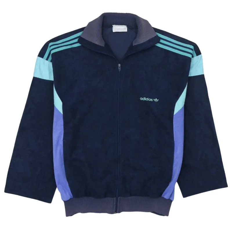 Adidas 90's Lightweight Full Zip Up Sweatshirt XLarge Navy Blue sold by Vintage Club