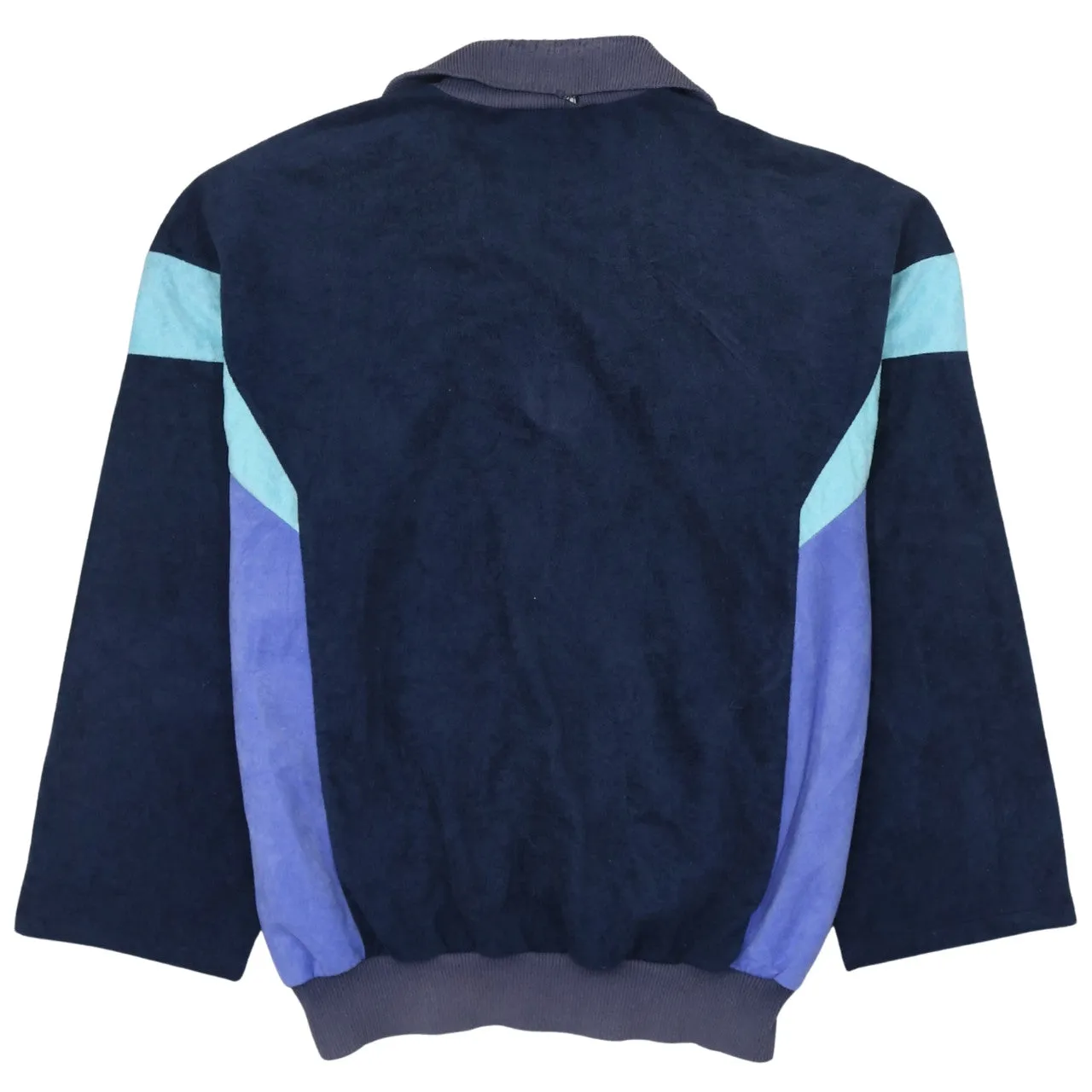 Adidas 90's Lightweight Full Zip Up Sweatshirt XLarge Navy Blue sold by Vintage Club product image thumbnail 2