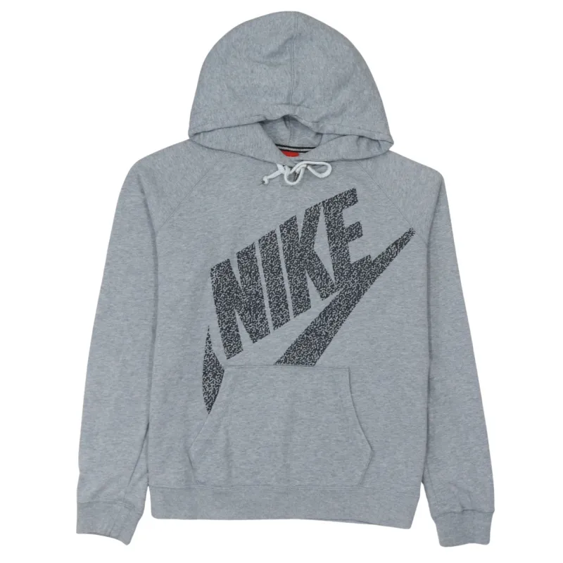 Nike 90's Center Middle Swoosh Pullover Hoodie Large Grey sold by Vintage Club