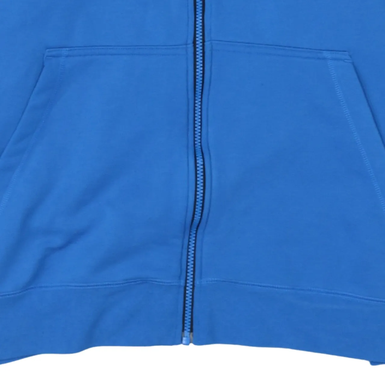 Adidas 90's Drawstring Pockets Full Zip Up Hoodie XLarge Blue sold by Vintage Club product image thumbnail 4