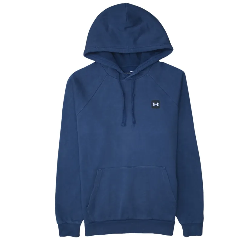 Under Armour 90's Drawstring Pockets Pullover Hoodie Small Navy Blue sold by Vintage Club