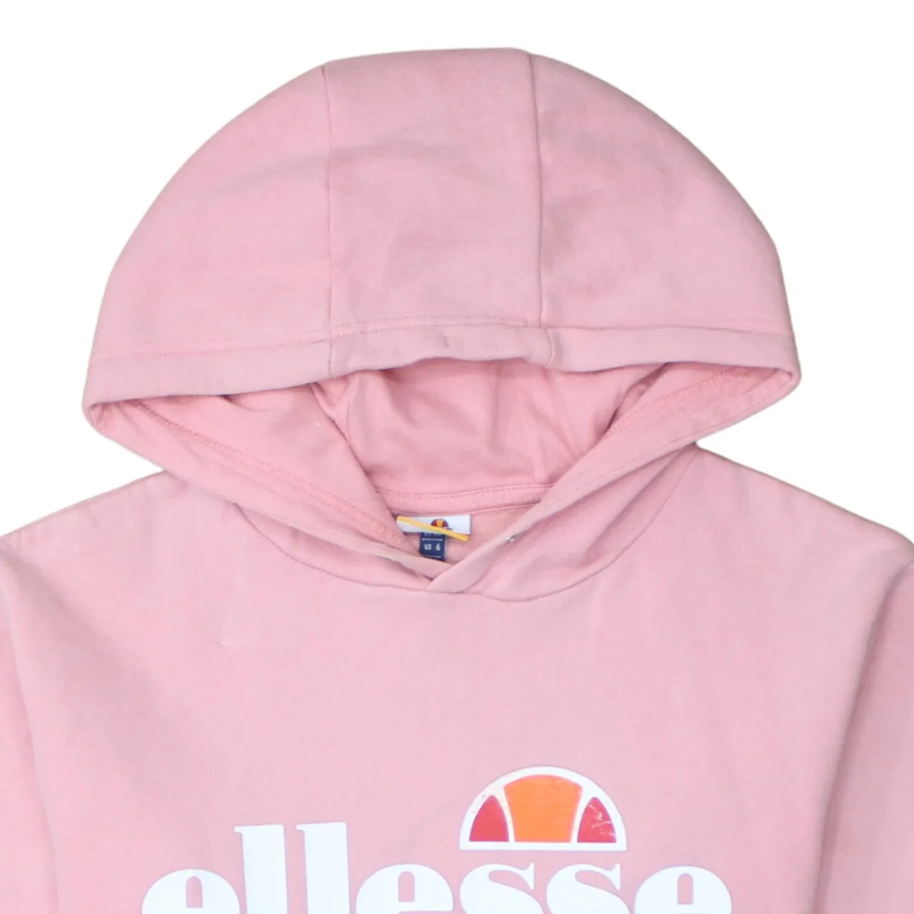 Ellesse 90's Spellout Pullover Hoodie Medium Pink sold by Vintage Club product image thumbnail 3