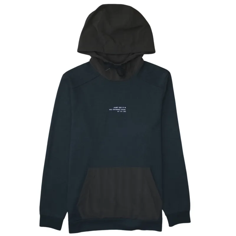 Nike 90's Drawstring Pockets Pullover Hoodie Medium Black made by Nike