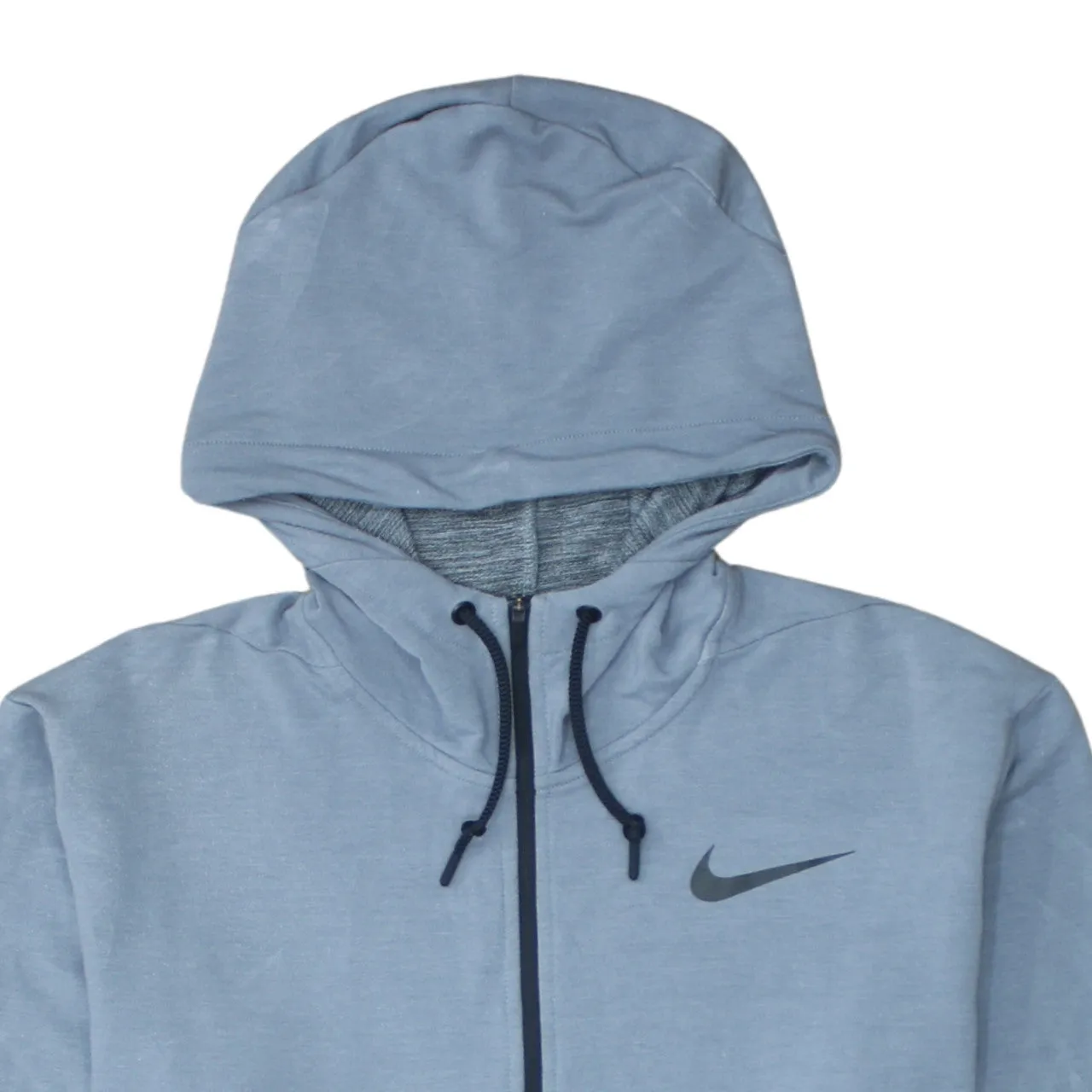 Nike 90's Swoosh Full Zip Up Hoodie Large Grey sold by Vintage Club product image thumbnail 3