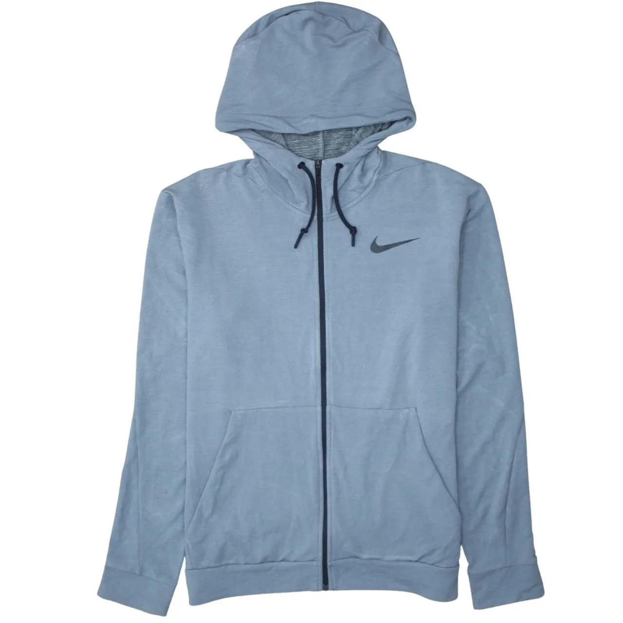 Nike 90's Swoosh Full Zip Up Hoodie Large Grey sold by Vintage Club