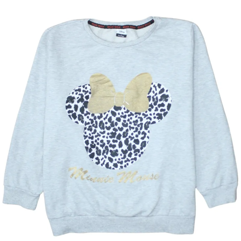 Disney 90's Minnie Mouse Crew Neck Sweatshirt XLarge Grey sold by Vintage Club