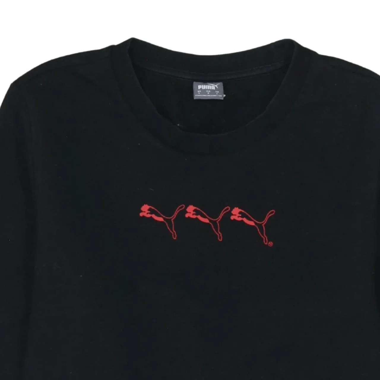 Puma 90's Lightweight Crew Neck Sweatshirt Large Black sold by Vintage Club product image thumbnail 3