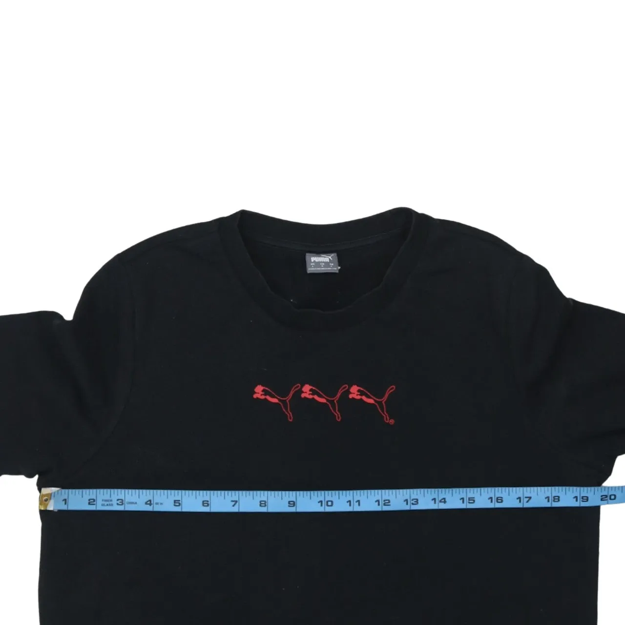 Puma 90's Lightweight Crew Neck Sweatshirt Large Black sold by Vintage Club product image thumbnail 5