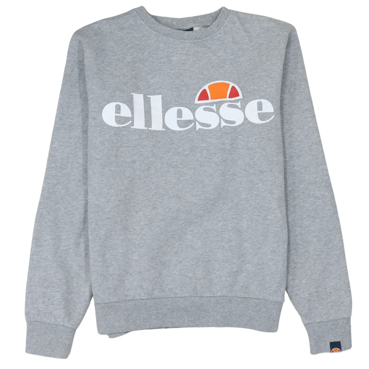 Ellesse 90's Spellout Crew Neck Sweatshirt Medium Grey sold by Vintage Club