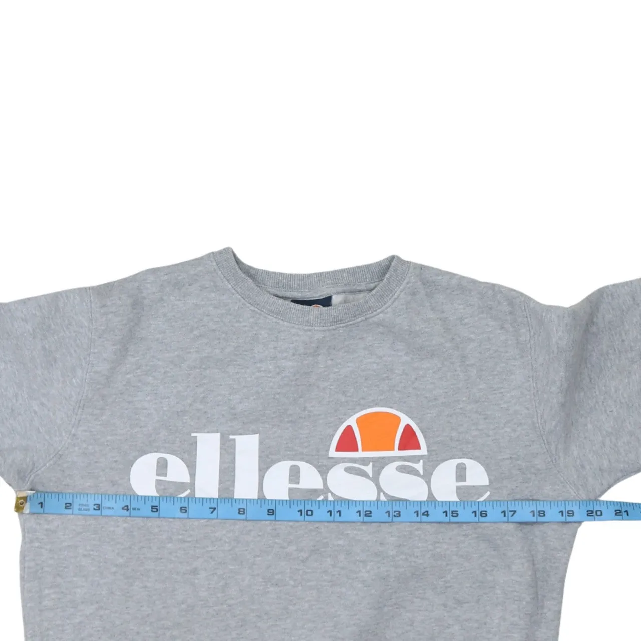Ellesse 90's Spellout Crew Neck Sweatshirt Medium Grey sold by Vintage Club product image thumbnail 5
