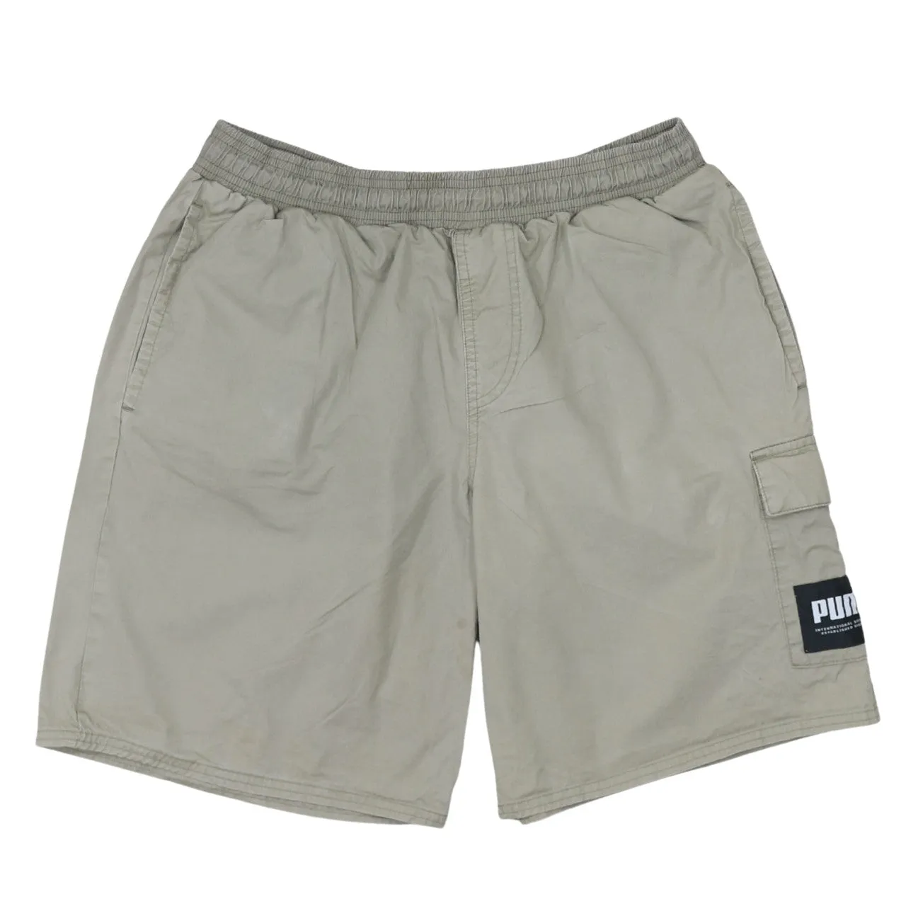 Puma 90's Lightweight Baggy Chino Shorts Medium Beige Cream sold by Vintage Club