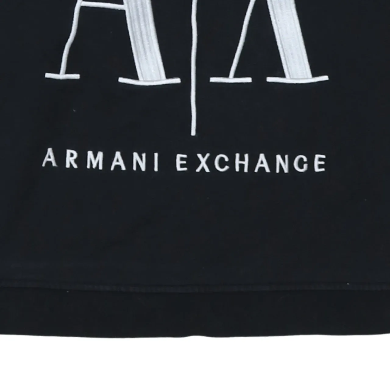 Armani Exchange 90's Spellout Crew Neck Sweatshirt Large Black sold by Vintage Club product image thumbnail 4