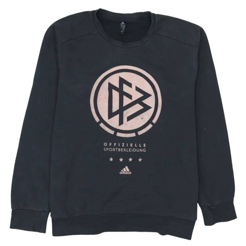 Adidas 90's Lightweight Crew Neck Sweatshirt Large Black sold by Vintage Club