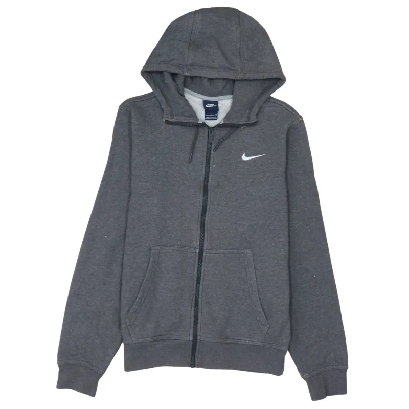 Nike 90's Swoosh Full Zip Up Hoodie Small Grey sold by Vintage Club