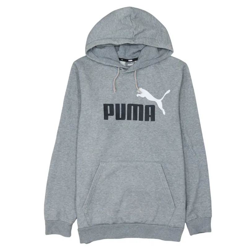 Puma 90's Spellout Pullover Hoodie Small Grey sold by Vintage Club