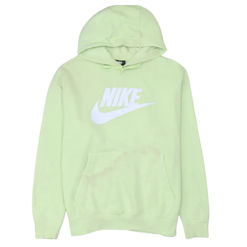 Nike 90's Center Middle Swoosh Pullover Hoodie Large Yellow sold by Vintage Club