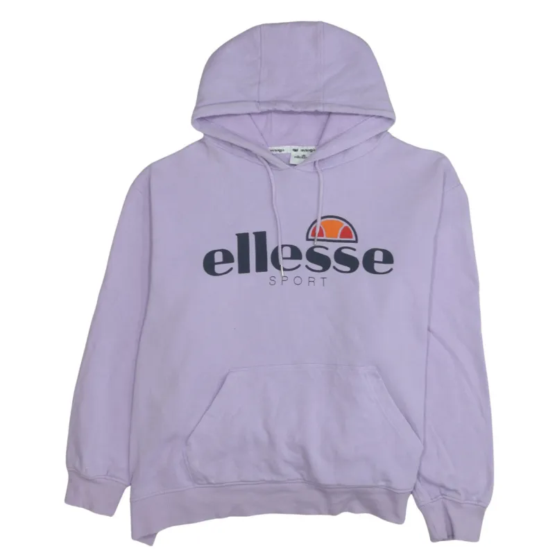 Ellesse 90's Spellout Pullover Hoodie XXXXLarge Purple made by Ellesse