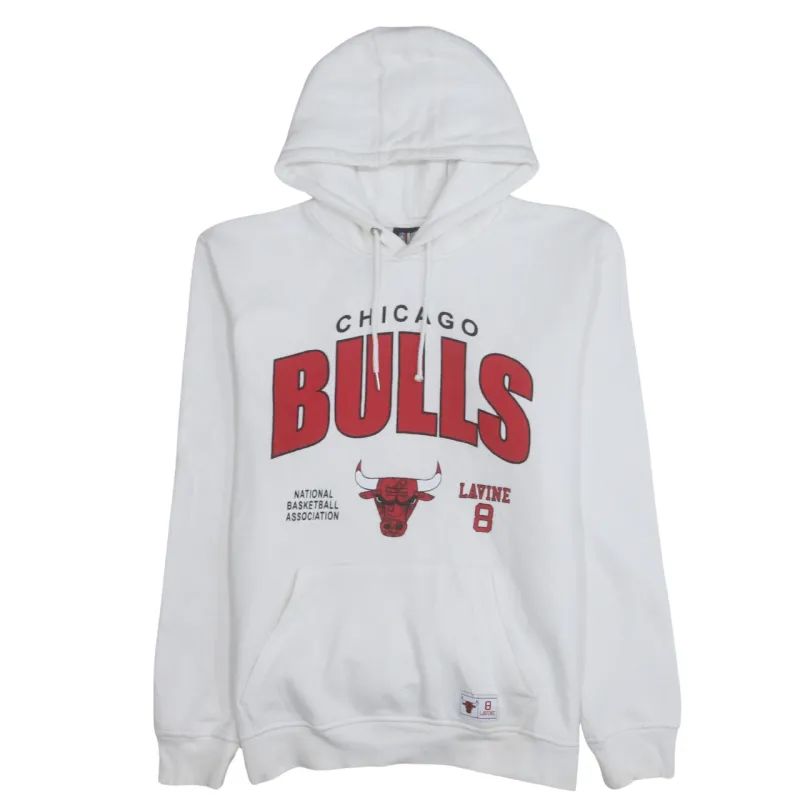 NBA 90's Chicago Bulls Pullover Hoodie Large White sold by Vintage Club