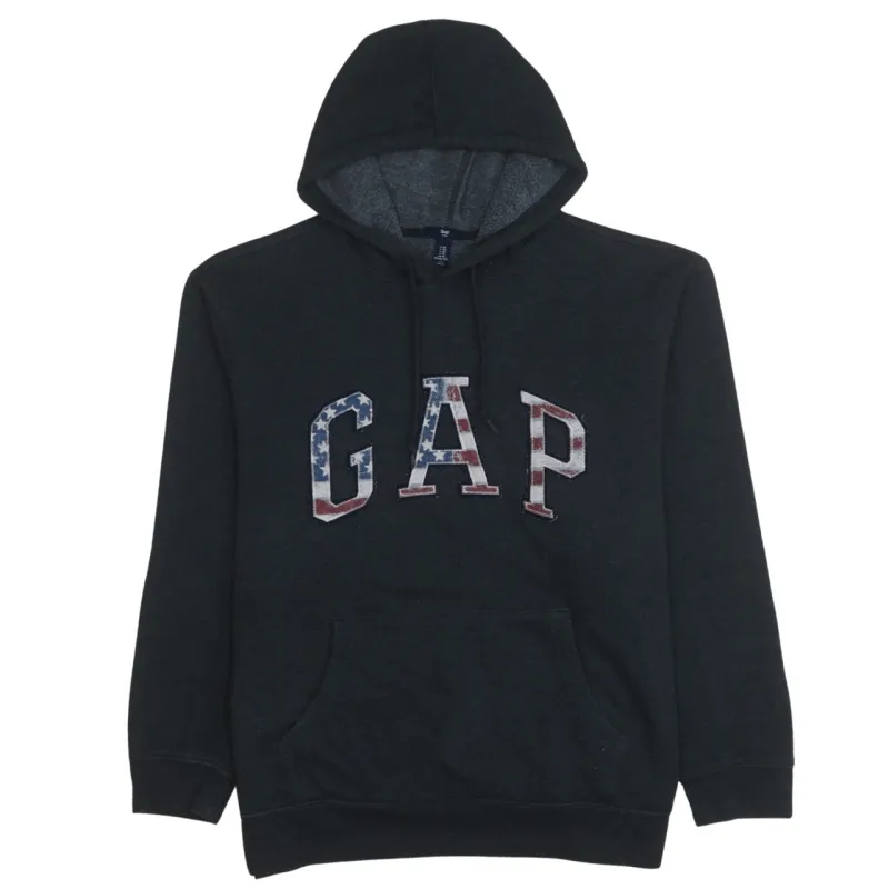 Gap 90's Spellout Pullover Hoodie XLarge Black made by GAP
