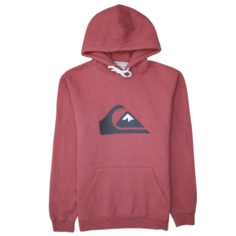 QuikSilver 90's Spellout Pullover Hoodie Large Red sold by Vintage Club