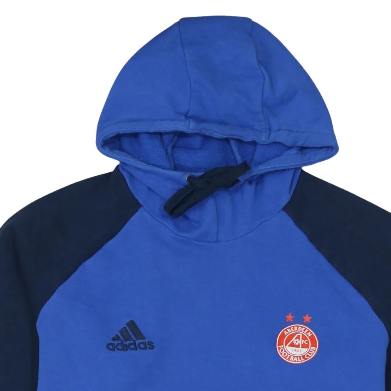 Adidas 90's Drawstring Pockets Pullover Hoodie XLarge Blue sold by Vintage Club product image thumbnail 3