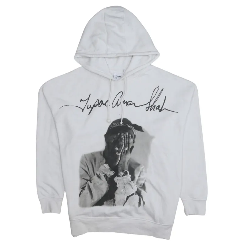 Retro 90's Lightweight Pullover Hoodie Small White sold by Vintage Club