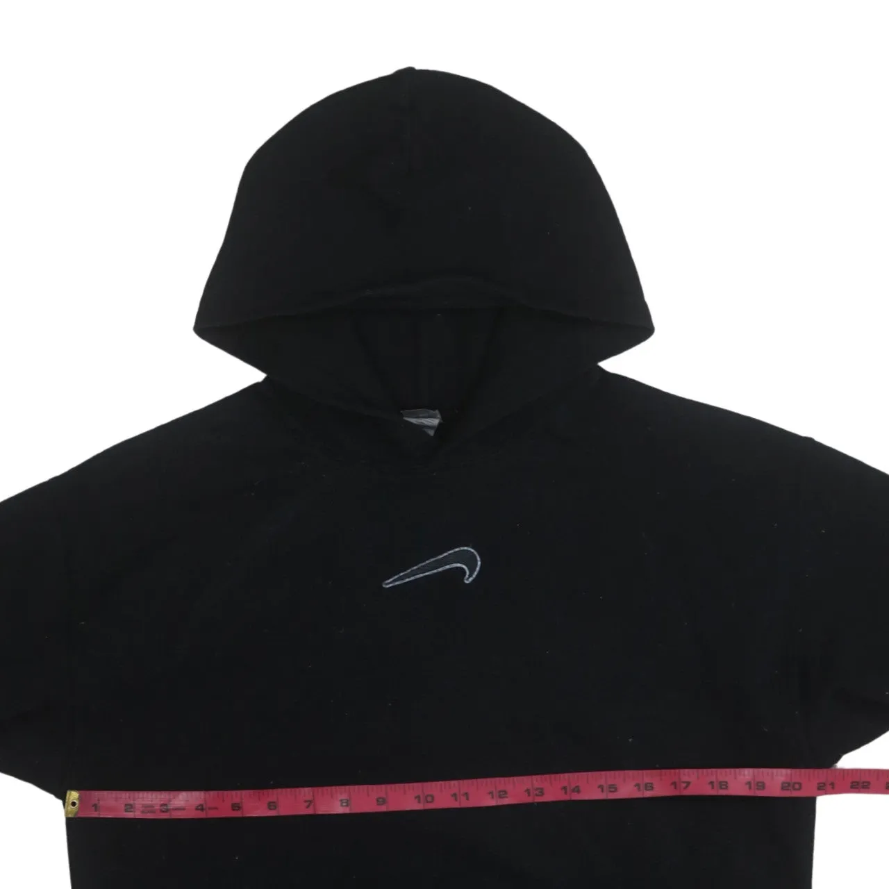 Gildan 90's Center Middle Swoosh Pullover Hoodie Medium Black sold by Vintage Club product image thumbnail 5