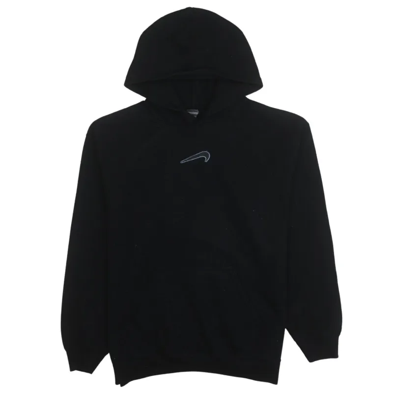 Gildan 90's Center Middle Swoosh Pullover Hoodie Medium Black sold by Vintage Club