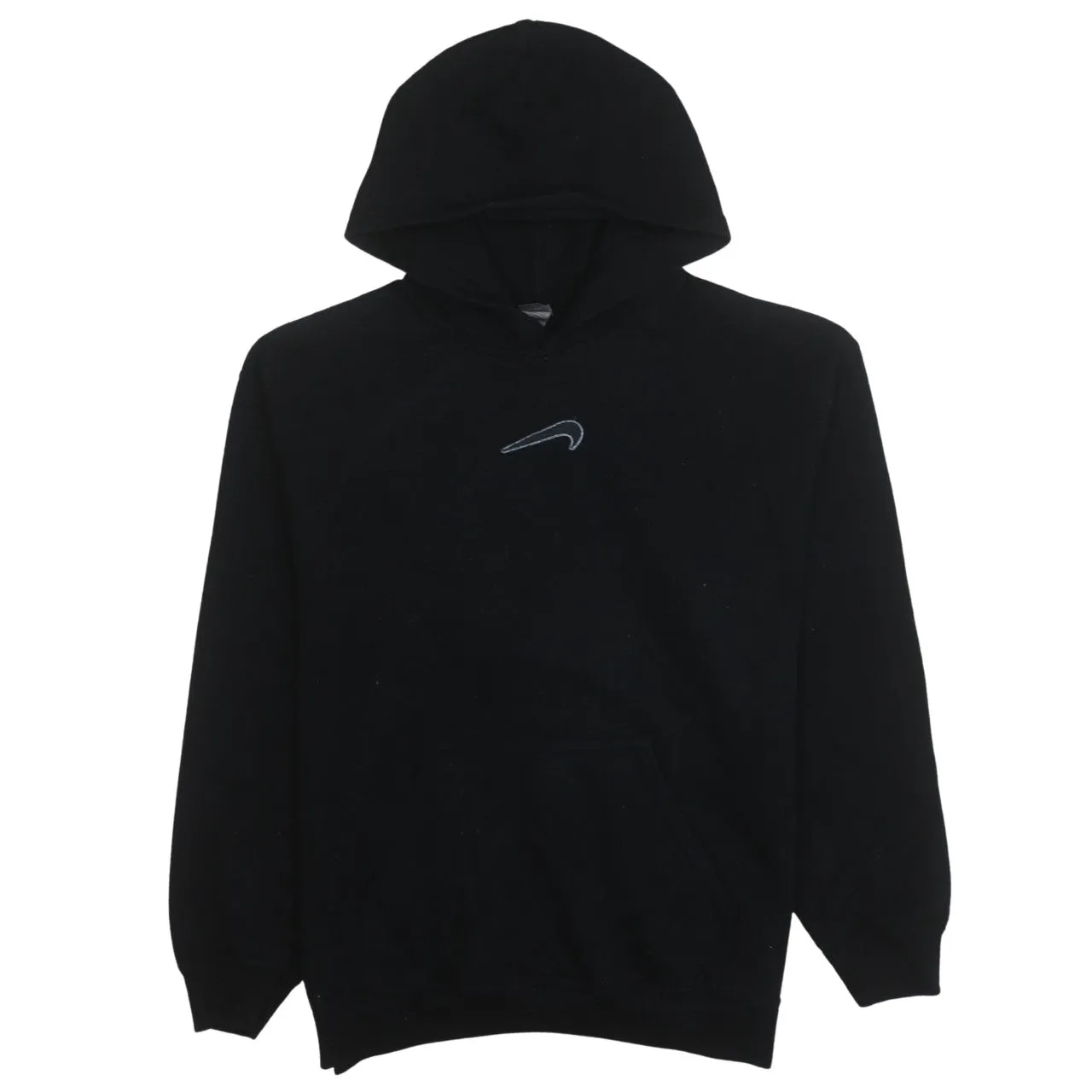 Gildan 90's Center Middle Swoosh Pullover Hoodie Medium Black sold by Vintage Club