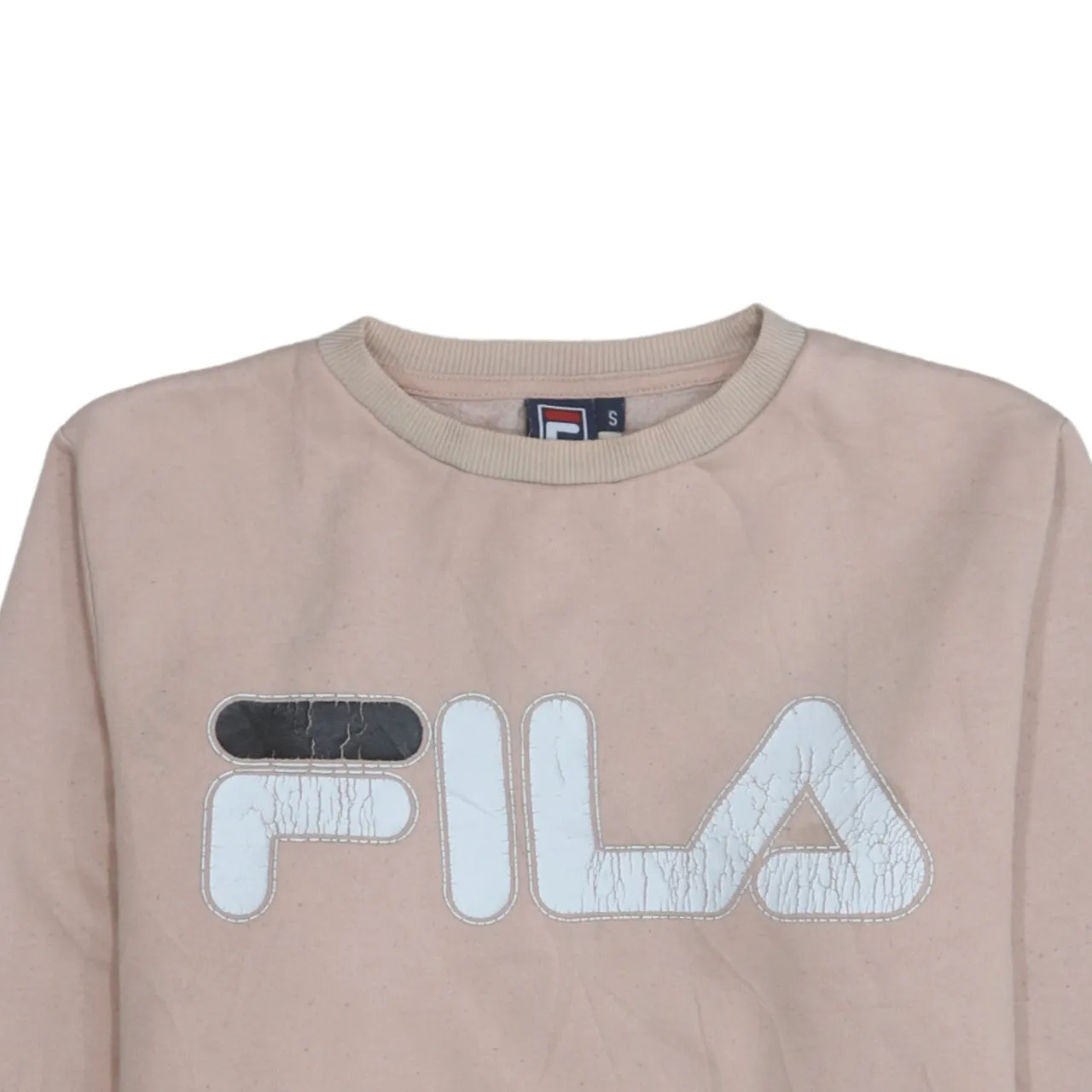 Fila 90's Spellout Crew Neck Sweatshirt Small Pink sold by Vintage Club product image thumbnail 3