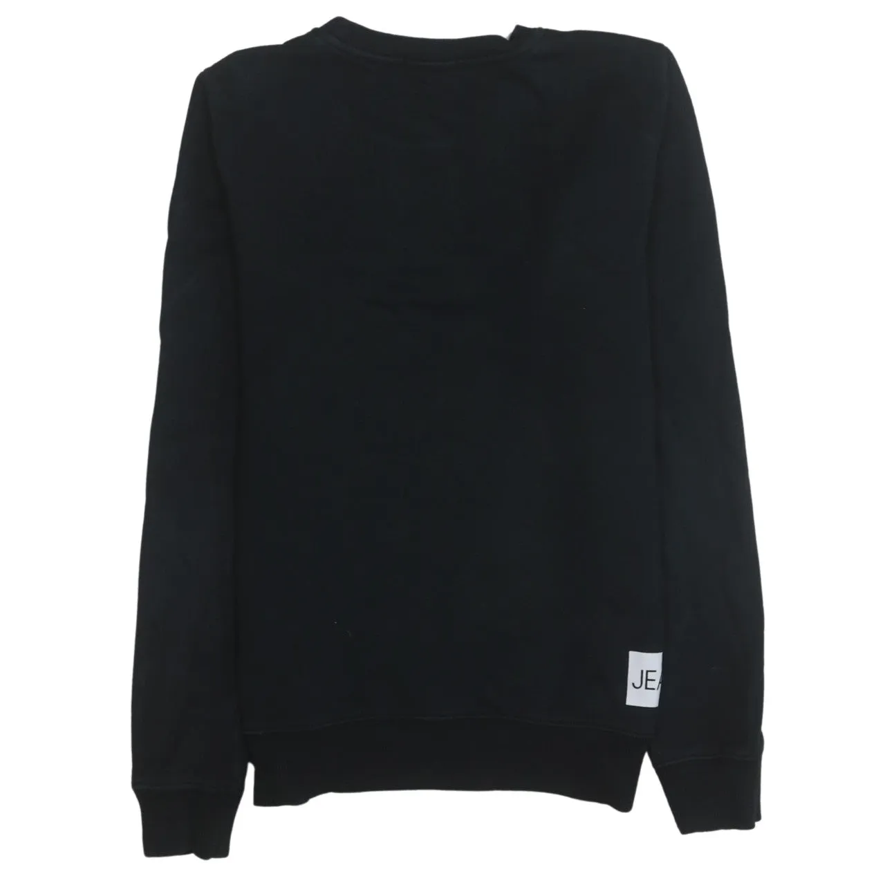 Calvin Klein Black Sweatshirt Women’s Medium Embroidered Logo Crewneck Pullover Jumper sold by Vintage Club product image thumbnail 2