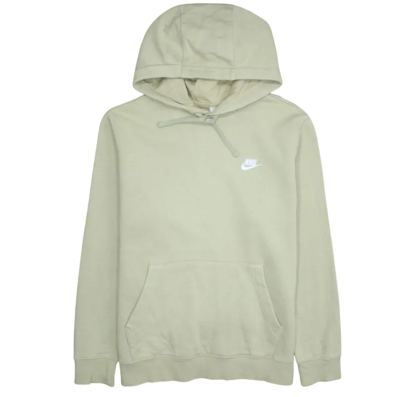 Nike 90's Swoosh Pullover Hoodie Large Beige Cream made by Nike