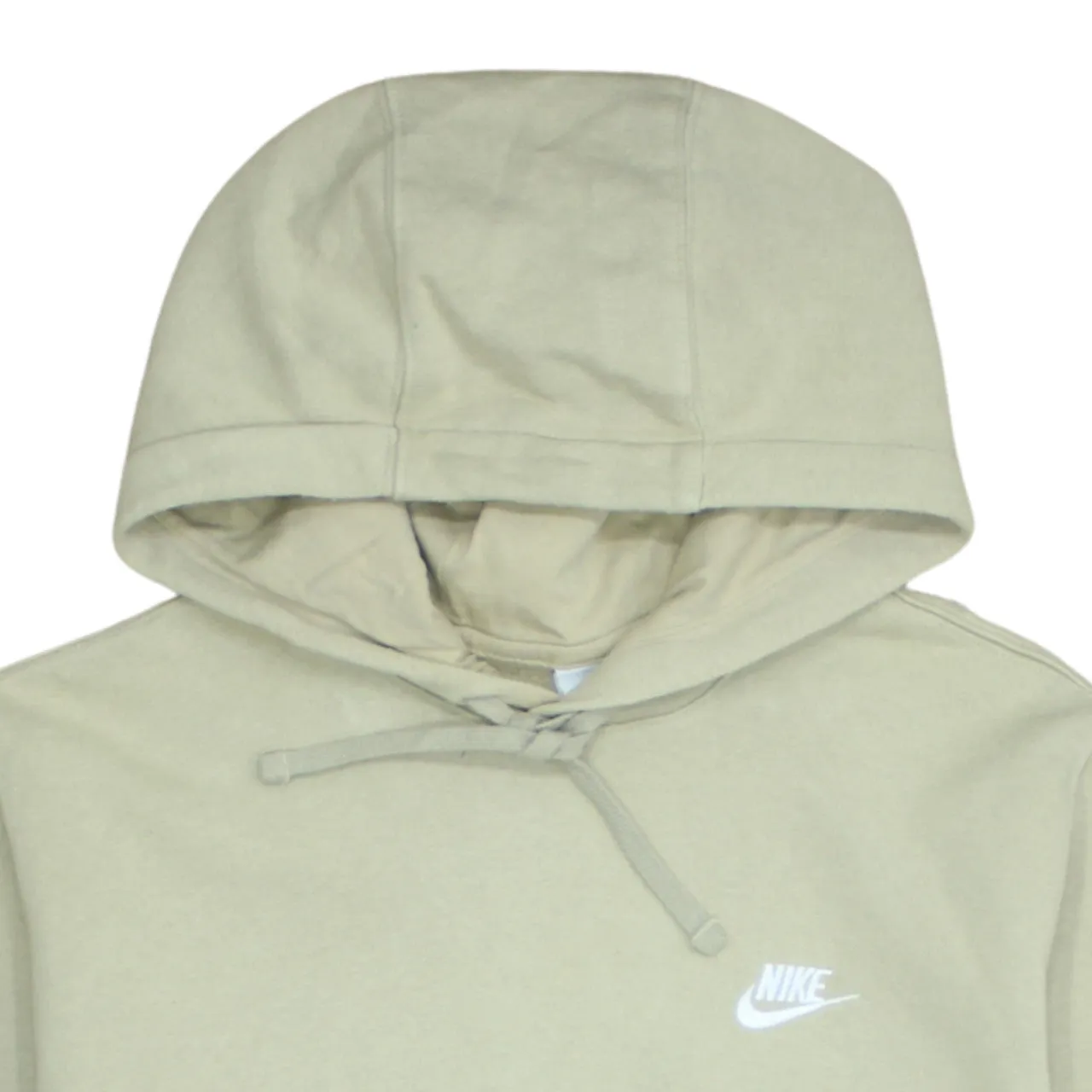 Nike 90's Swoosh Pullover Hoodie Large Beige Cream sold by Vintage Club product image thumbnail 3