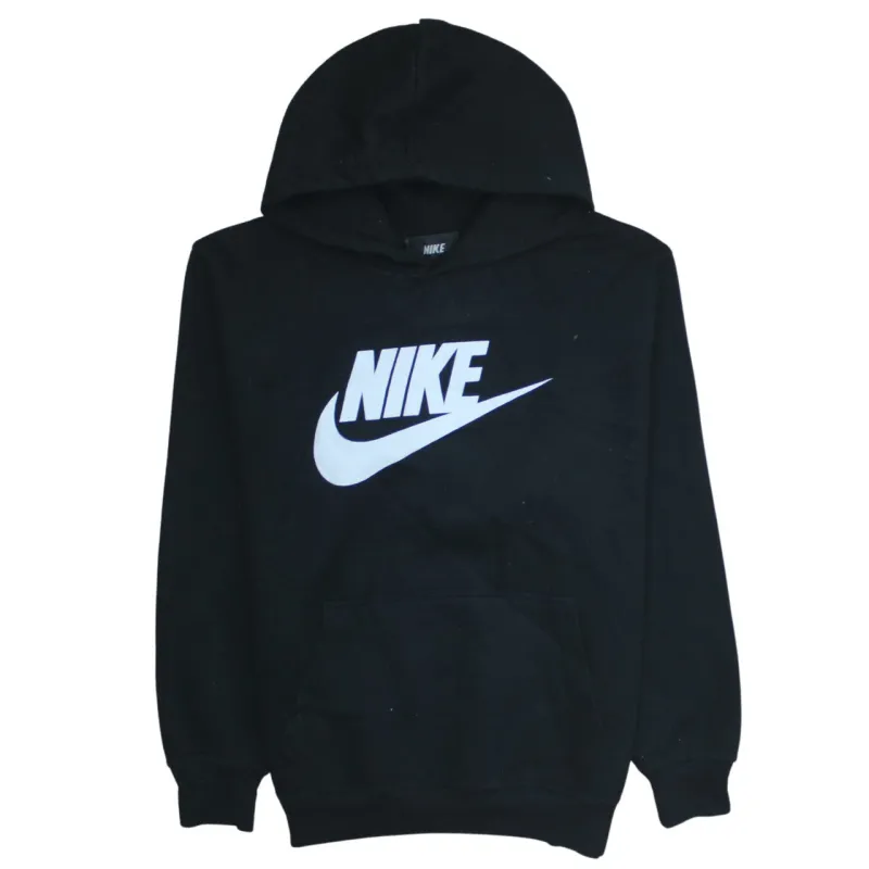 Nike 90's Center Middle Swoosh Pullover Hoodie Large Black sold by Vintage Club