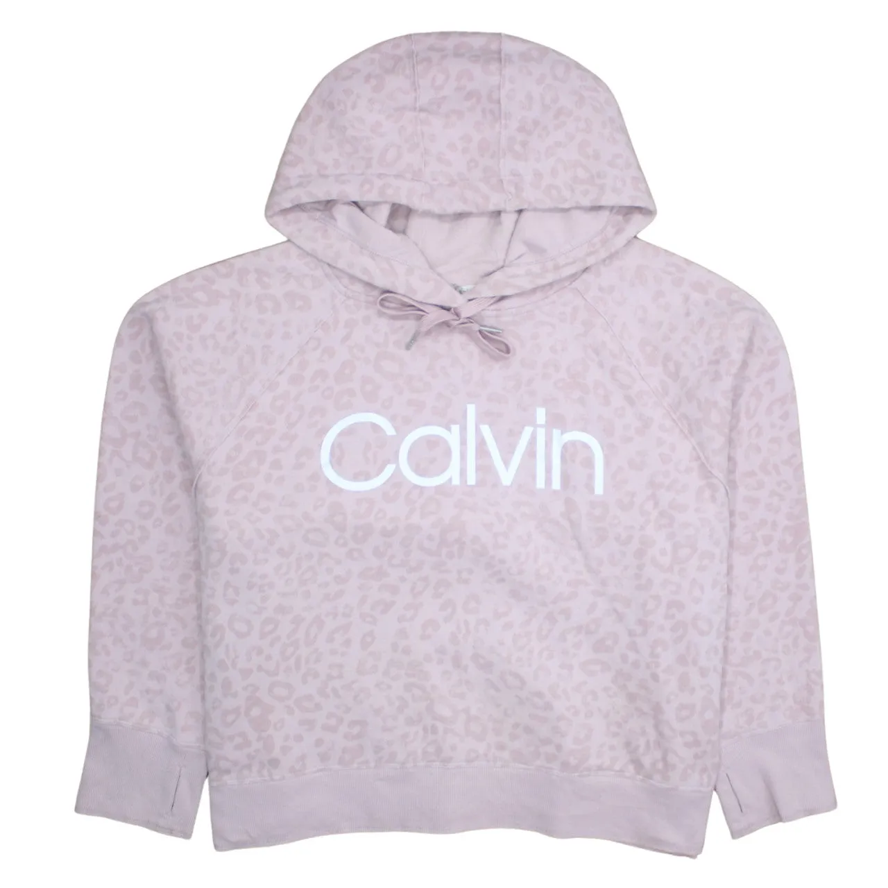 Calvin Klein 90's Spellout Pullover Hoodie XXLarge Pink sold by Vintage Club