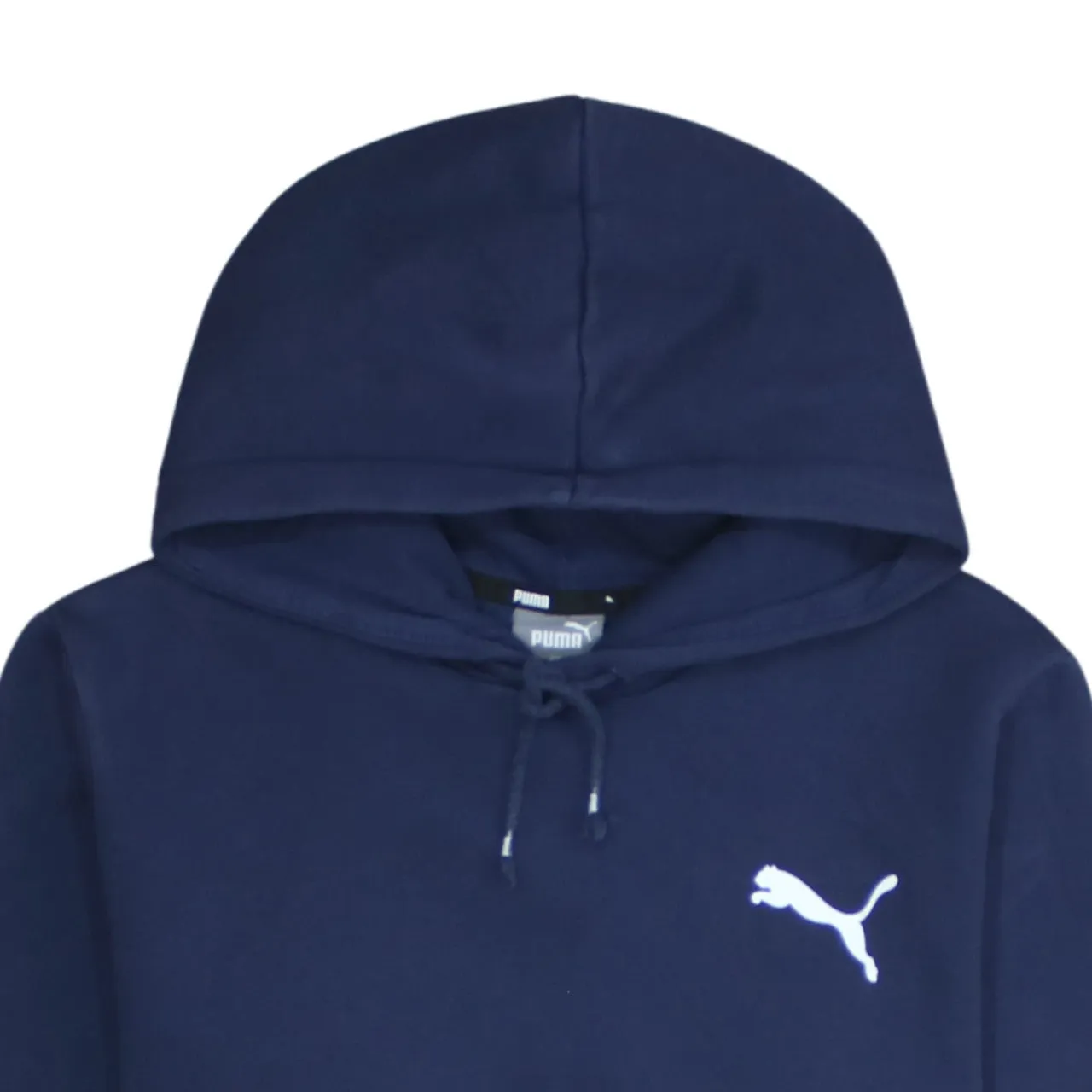 Puma Navy Blue Hoodie Men's Small Embroidered Chest Logo Front Pocket Pullover Sweatshirt sold by Vintage Club product image thumbnail 3