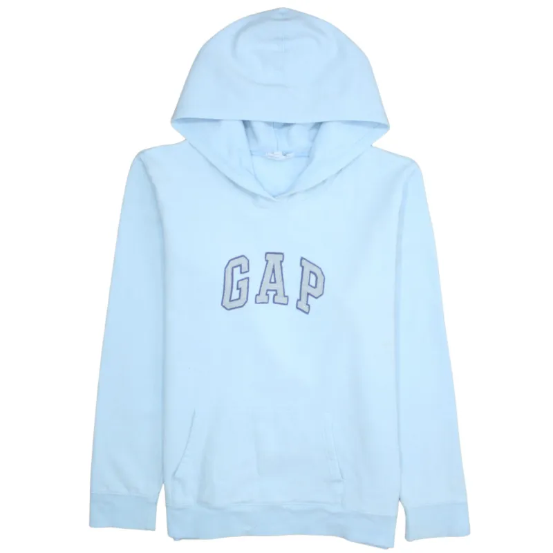 Gap Light Blue Hoodie Men's XLarge Embroidered Logo Front Pocket Pullover Sweatshirt made by GAP