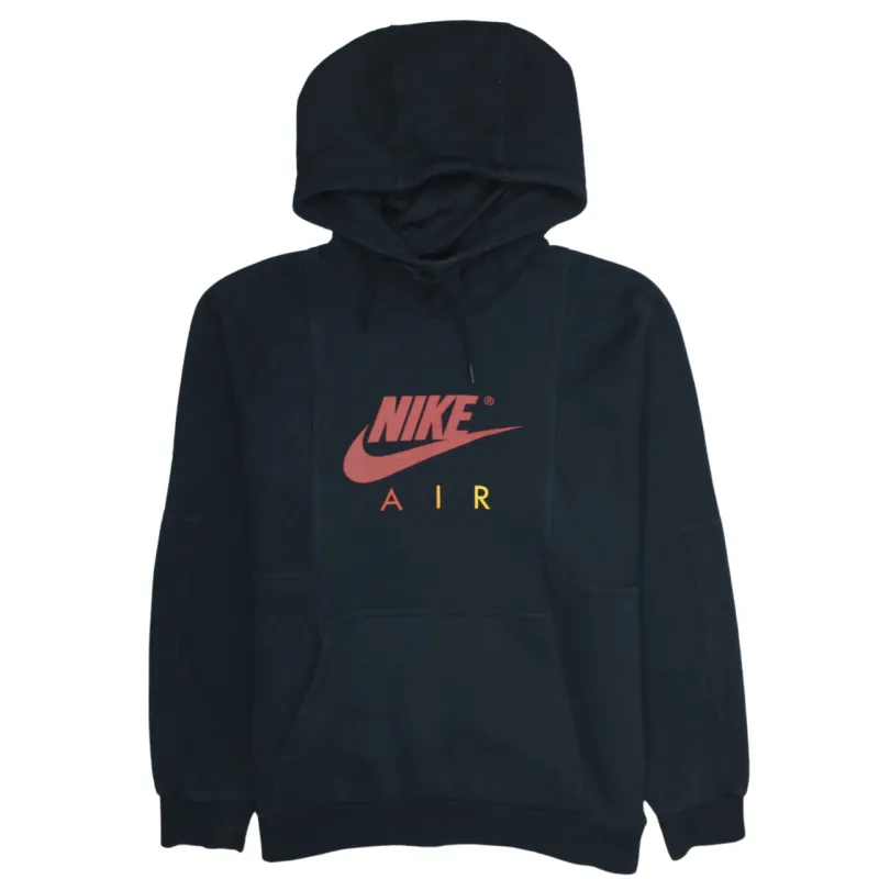 Nike 90's Center Middle Swoosh Pullover Hoodie Large Black sold by Vintage Club