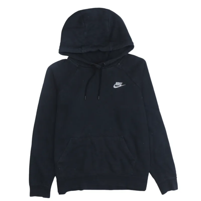 Nike 90's Swoosh Pullover Hoodie Small Black sold by Vintage Club