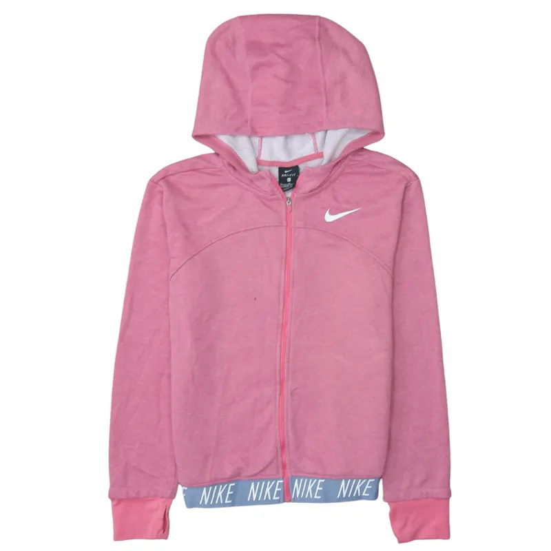 Nike 90's Swoosh Full Zip Up Hoodie XLarge Pink sold by Vintage Club