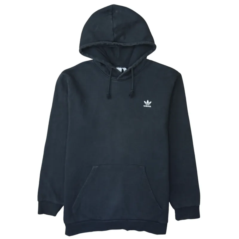 Adidas 90's Drawstring Pockets Pullover Hoodie XLarge Black sold by Vintage Club