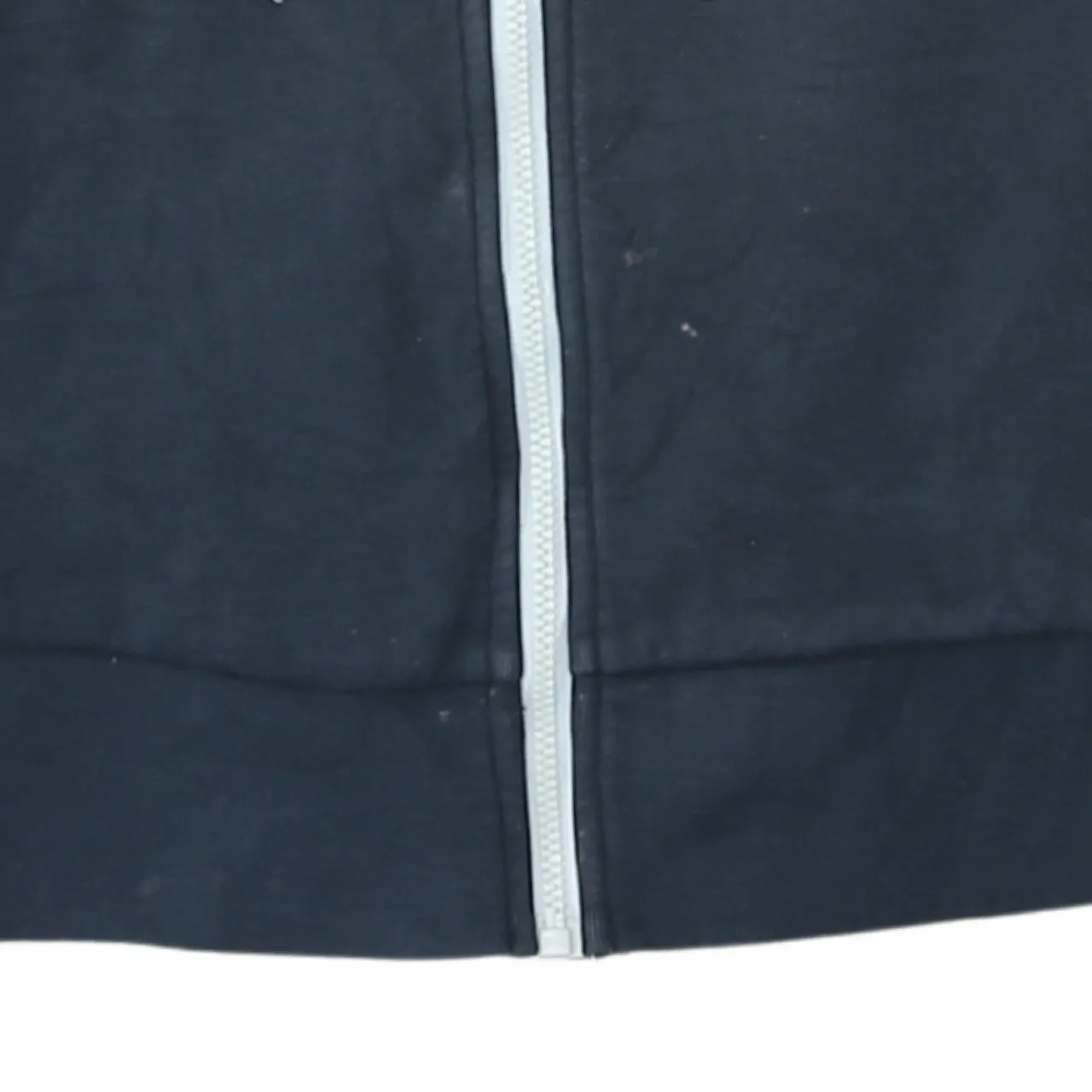 Adidas Black Full Zip Hoodie Women’s XSmall Embroidered Logo Three Stripe Sleeves Sweatshirt sold by Vintage Club product image thumbnail 4