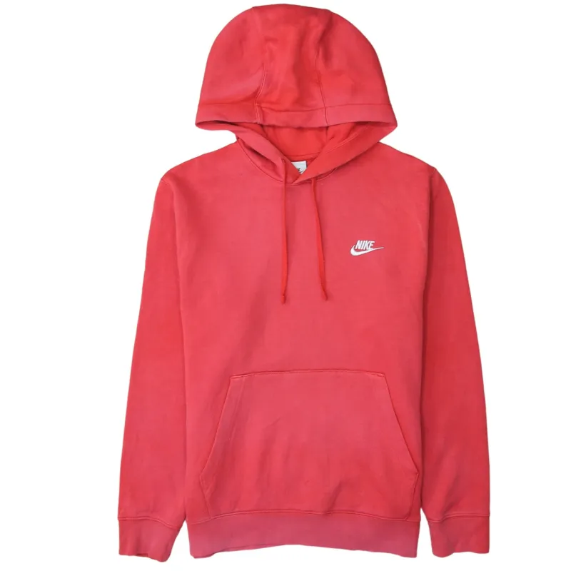 Nike 90's Swoosh Pullover Hoodie Small Red made by Nike