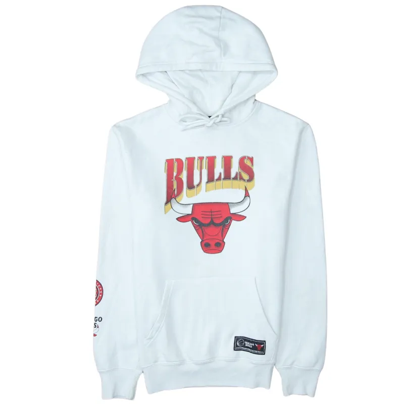 NBA 90's Chicago Bulls Pullover Hoodie XSmall White sold by Vintage Club